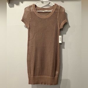Old navy short sleeve open stitch scoop neck sweater.